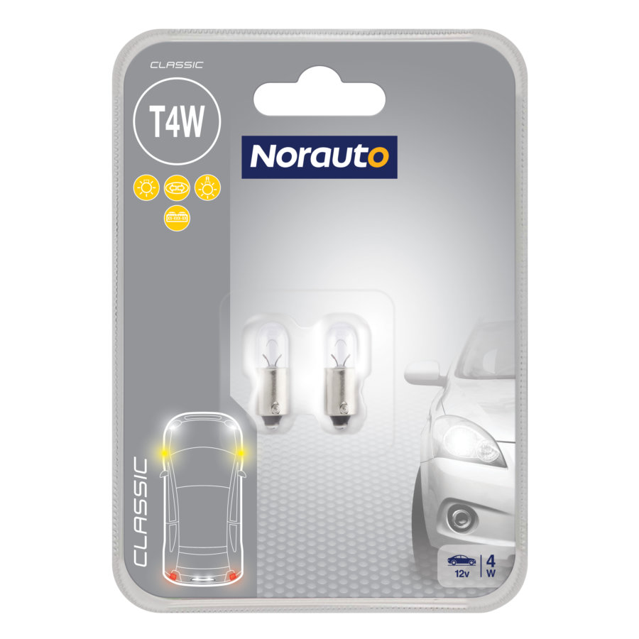 2 Ampoules T4W NORAUTO Classic
