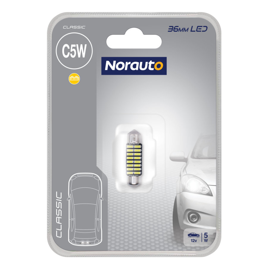 1 ampoule C5W 36mm NORAUTO Led