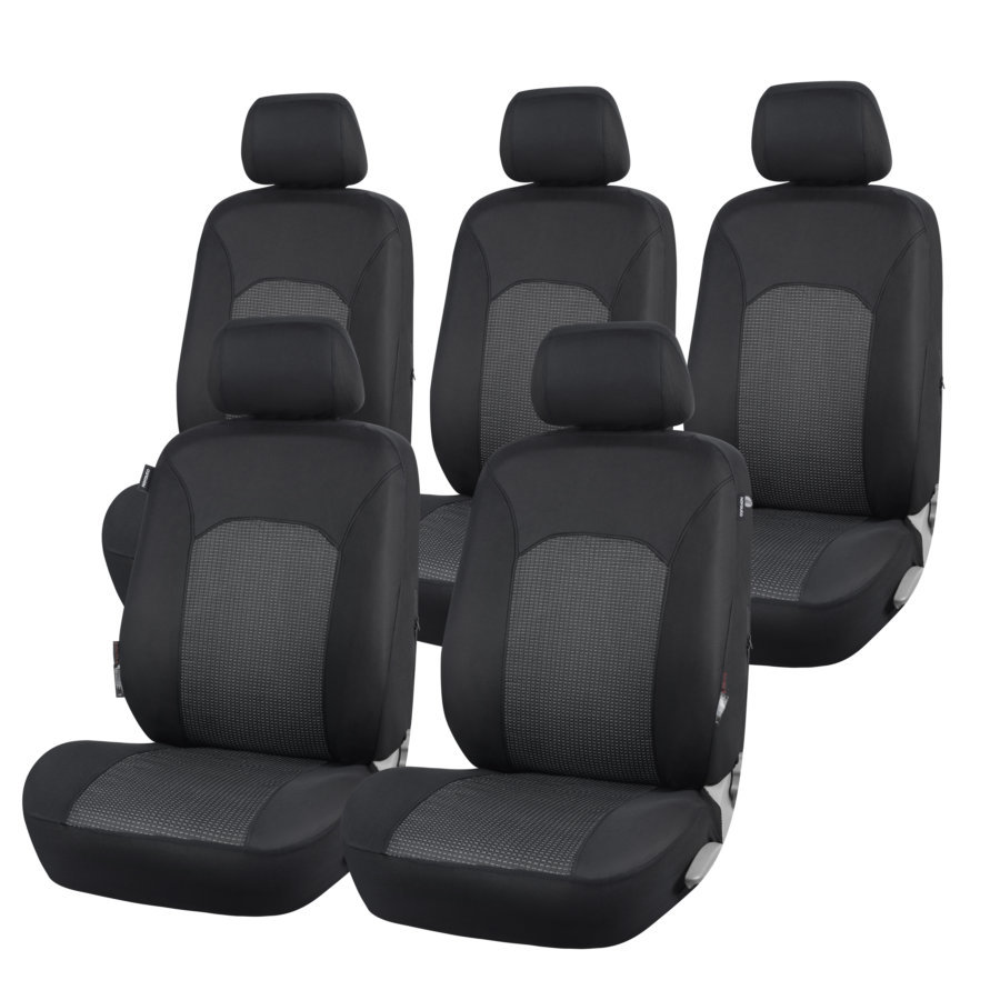 Jeu complet de housses universelles voiture break NORAUTO Mercury noir avec certificat KBA