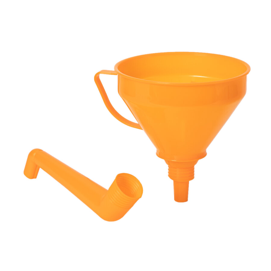 Entonnoir plastique orange coudé NORAUTO