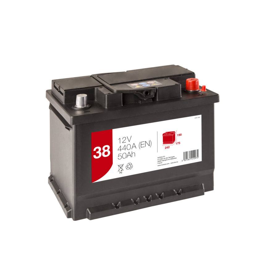 Batterie 1er PRIX BVP38 50 Ah - 440 A