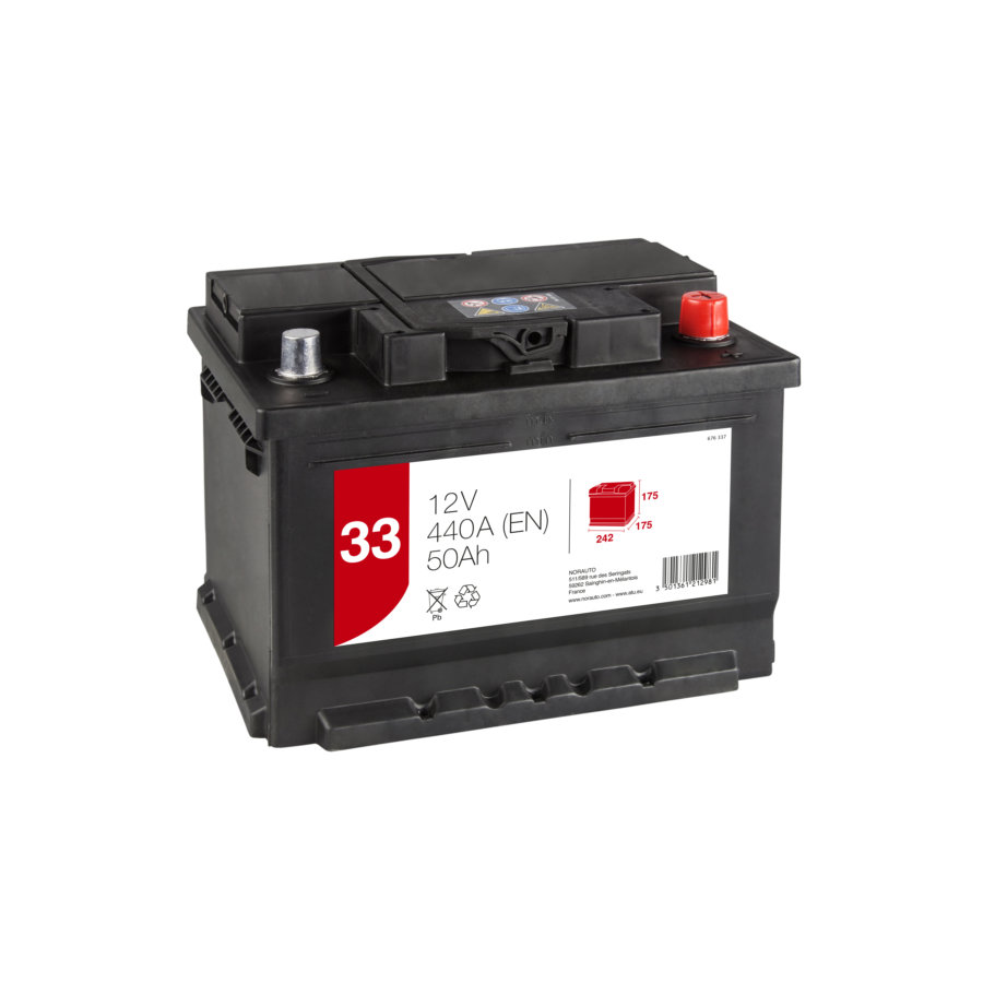 Batterie 1er PRIX BVP33 50 Ah - 440 A