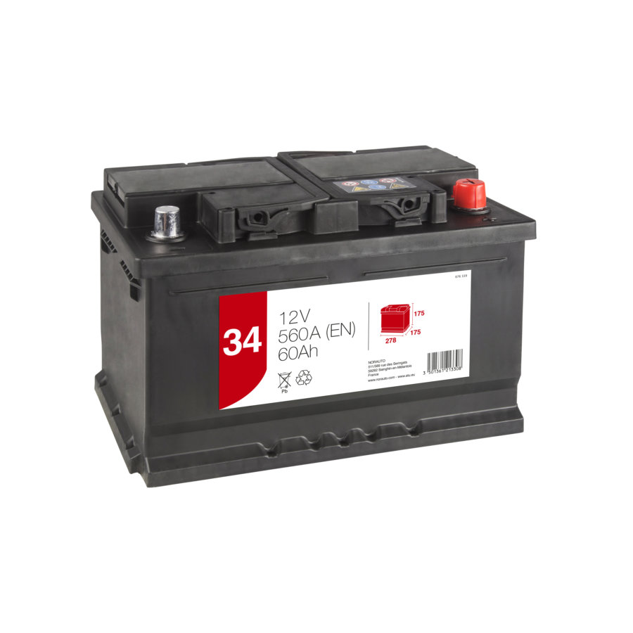 Batterie 1er PRIX BVP34 60 Ah - 560 A