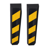 2 mousses de protection droite noir et jaune pour voiture 45 cm NORAUTO