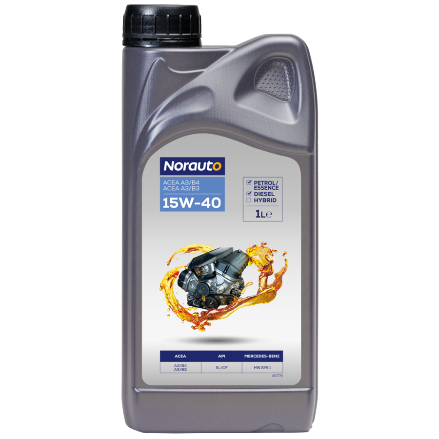 Huile moteur NORAUTO 15W40 1L