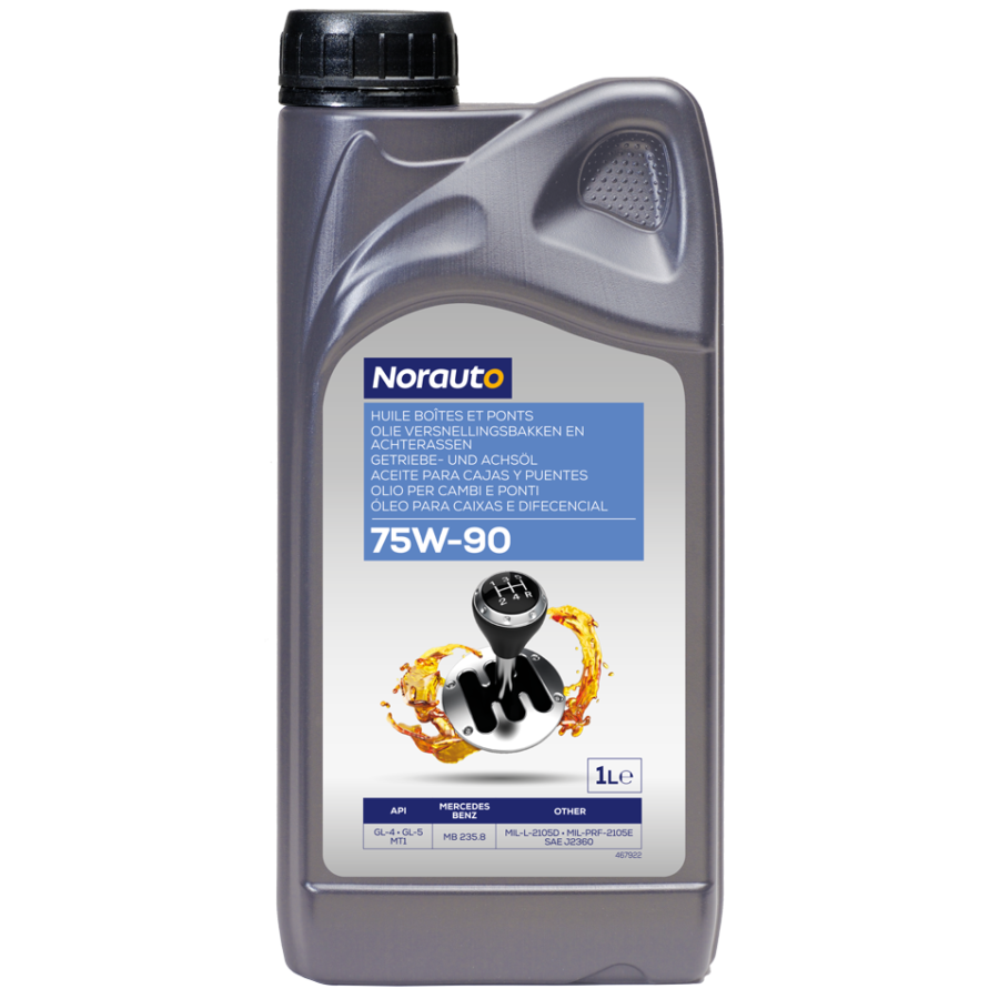 Huile boîte et pont NORAUTO 75W90 1L