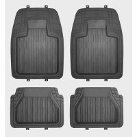 4 tapis universels en PVC NORAUTO noir