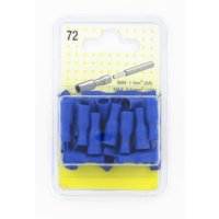 40 cosses cylindriques bleues 5 mm femelle