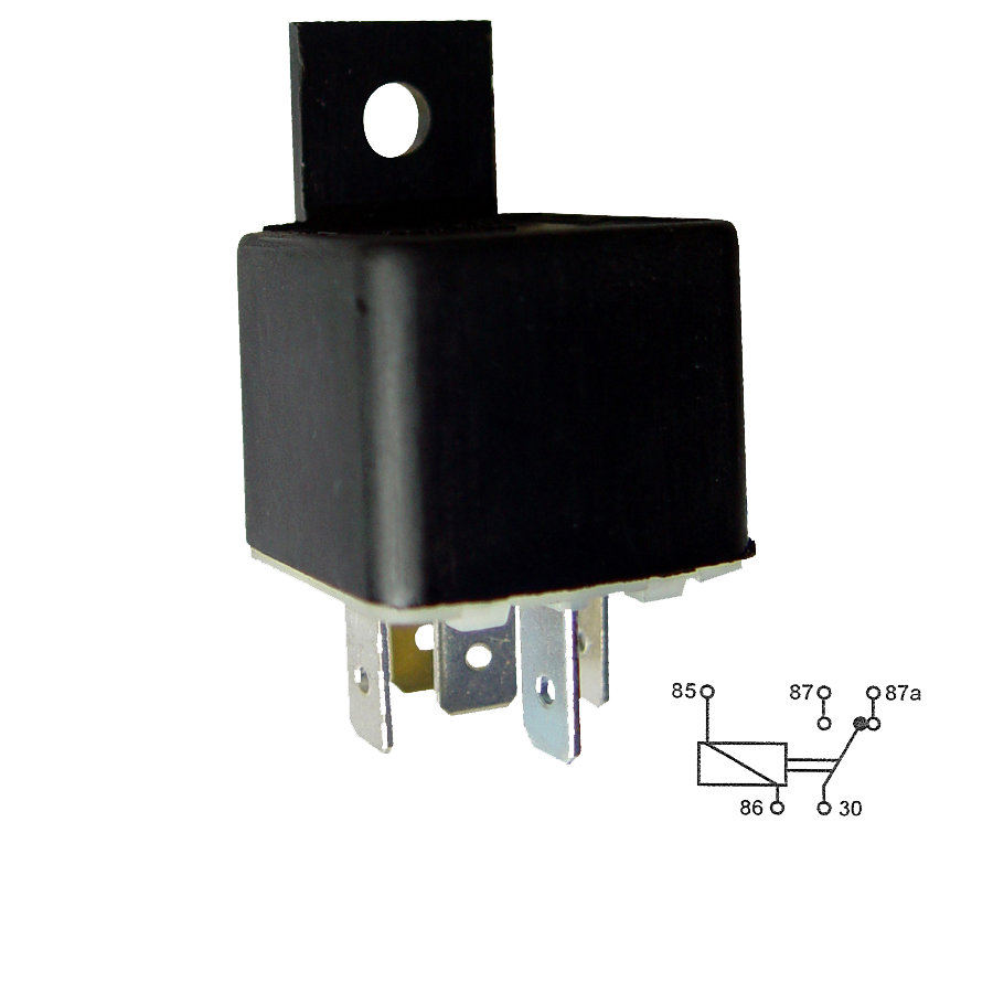 Relais inverseur 12V 20/30 A 5 broches