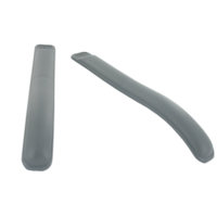 2 protections grises autocollantes pour pare-chocs 25,5 x 3,2 cm NORAUTO