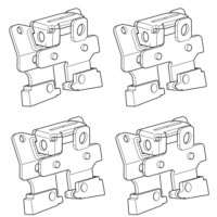 4 pattes de fixation NORAUTO 01