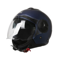 Casque moto jet Urban Vision WAYSCRAL taille L visière solaire bleu mat