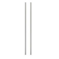 2 Protections de portières NORAUTO type U 85 cm gris