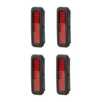 4 Protections de portières NORAUTO type U 5 cm catadioptre