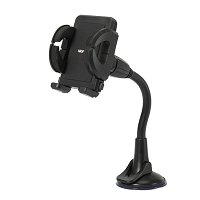 Support téléphone 3-en-1 NORAUTO sur grille, tableau de bord et pare-brise