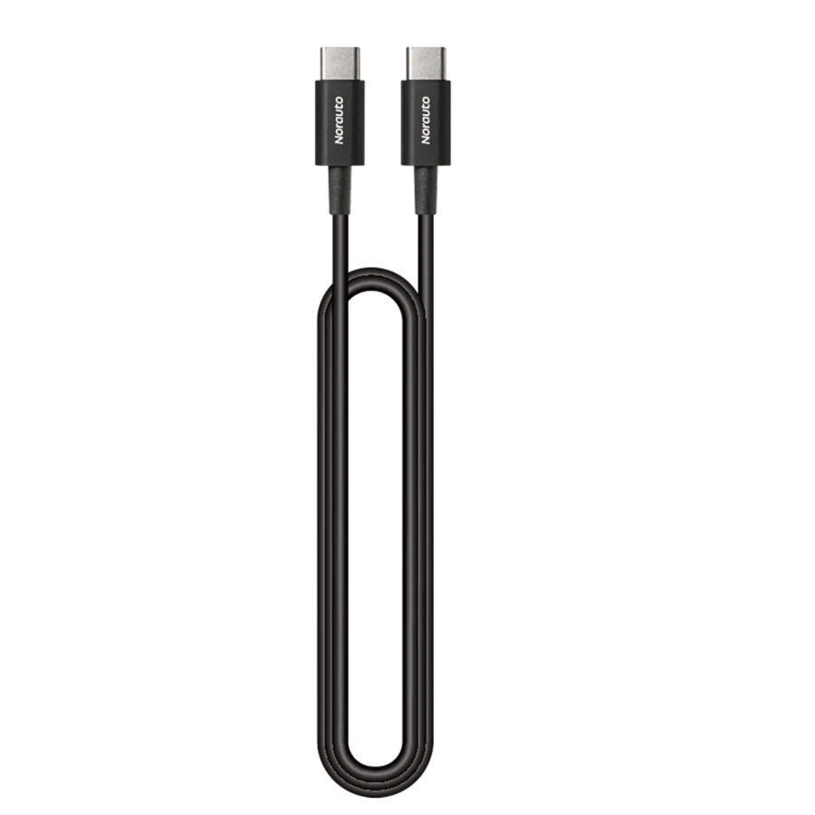 Câble NORAUTO USB C/USB C 80 cm noir