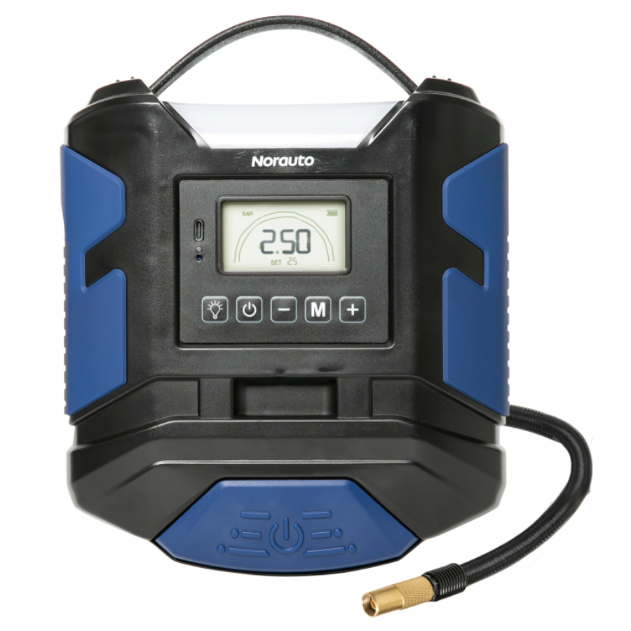 Gonfleur programmable batterie et 12V NORAUTO