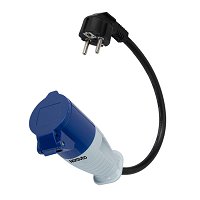 Câble adaptateur 40 cm NORAUTO femelle CEE 17  / mâle Schuko
