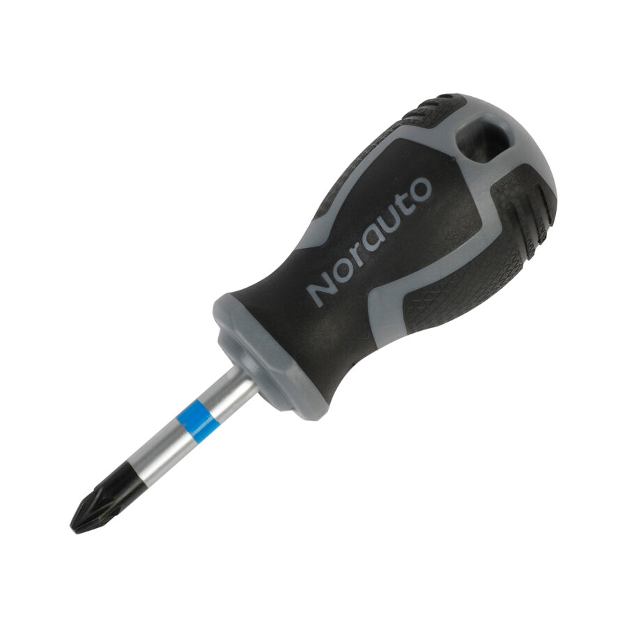 Tournevis court Pozidriv cruciforme PZ2 NORAUTO