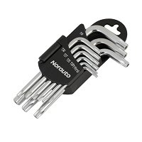 9 clés coudées Torx creuses T10-T50 NORAUTO