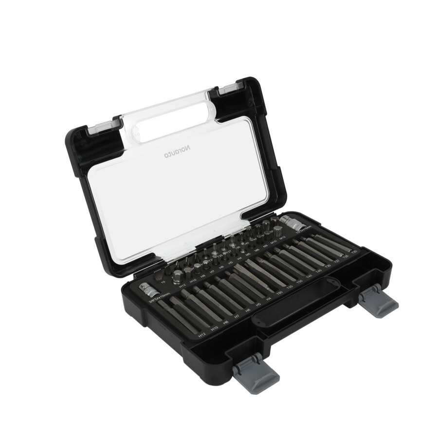 Mallette avec embouts Torx T20-T60 et Allen H4-H12 NORAUTO 44 pièces