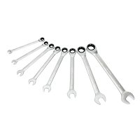 8 clés mixtes à cliquet Spline 7-18 mm NORAUTO
