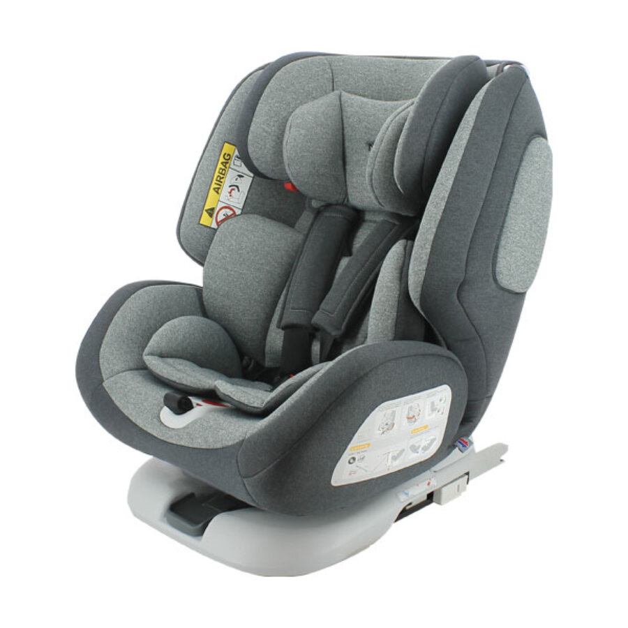 Siège auto MIGO One 360 pivotant avec système Isofix gris groupe 0/1/2