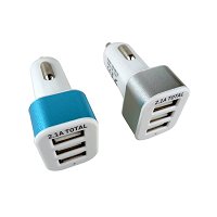 TRIPLE PRISE USB 2,1A-12V/24V