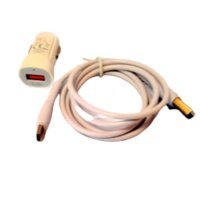Chargeur AC 12/24V USB 2,4A + câble TYPE-C 1 m