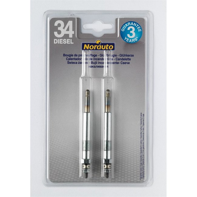 2 Bougies De Préchauffage Norauto Bp34