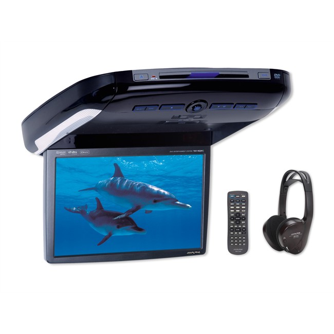 Ecran plafonnier avec lecteur DVD pour voiture ALPINE PKG2100P Norauto.fr
