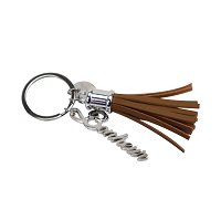 Porte clés argenté "Bonheur"