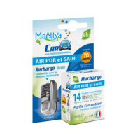 Recharge désodorisant voiture bio MAELLYA Huiles essentielles Air pur et sain 5 ml