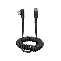 Câble rétractable USB-C vers USB-C coudé
