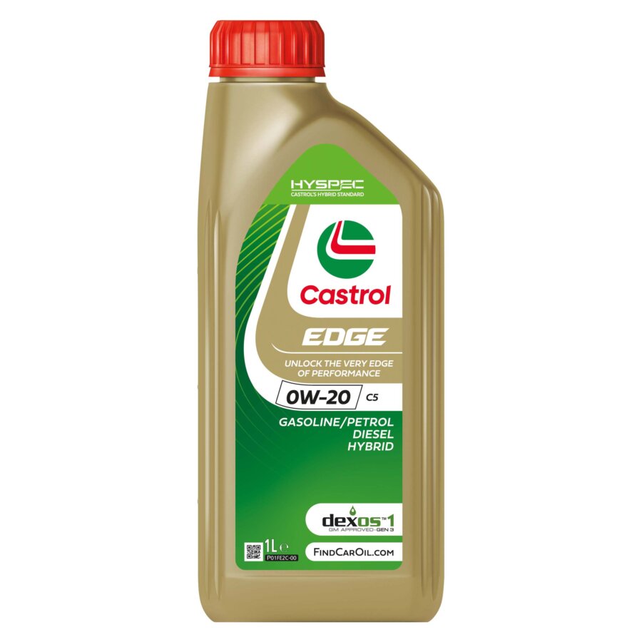 Huile moteur CASTROL EDGE 0W-20 C5 essence et diesel 1L
