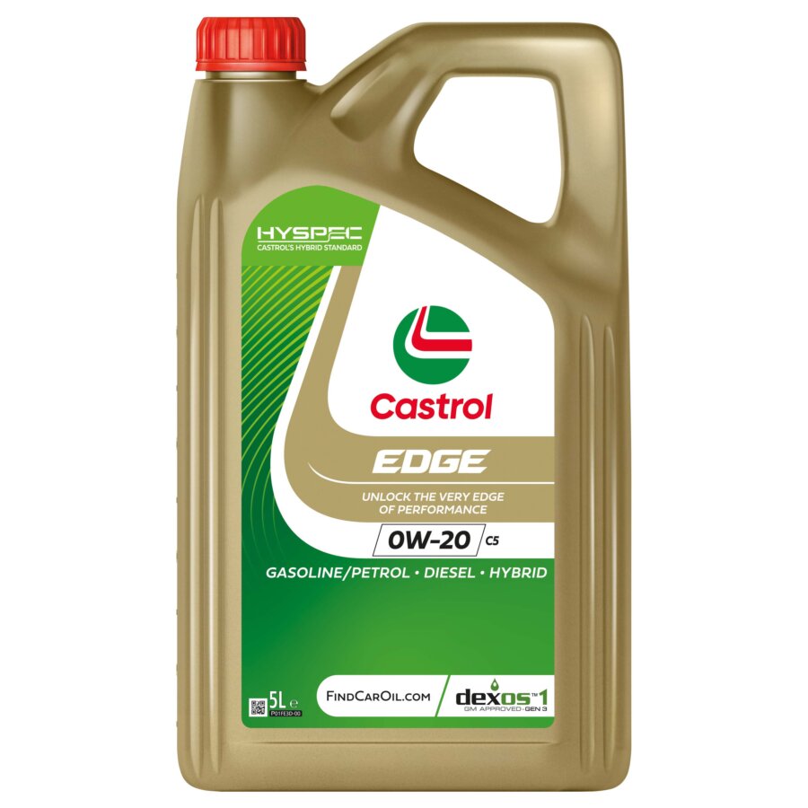 Huile moteur CASTROL EDGE 0W-20 C5 essence et diesel 5L