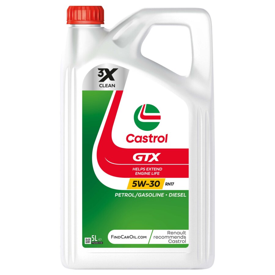 Huile moteur CASTROL GTX 5W-30 RN17 essence et diesel 5L