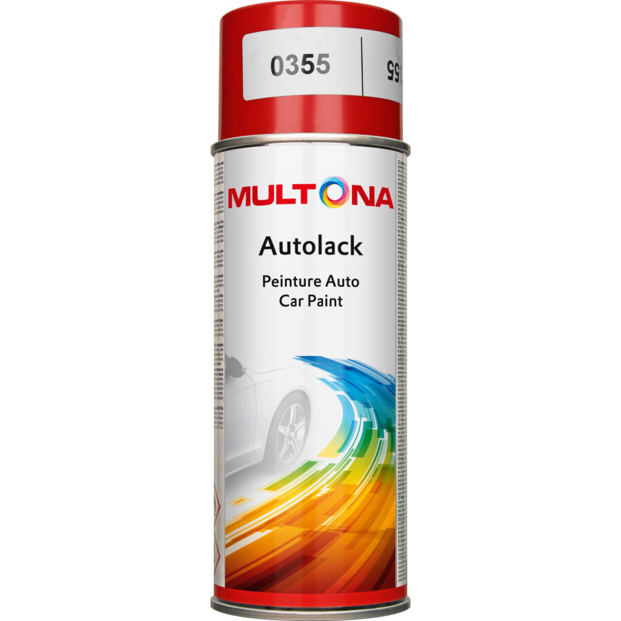 Bombe de peinture Rouge Brillant MULTONA 400 ml 600355