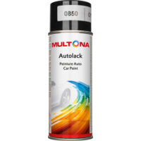 Bombe de peinture Noir Brillant MULTONA 400 ml 600850