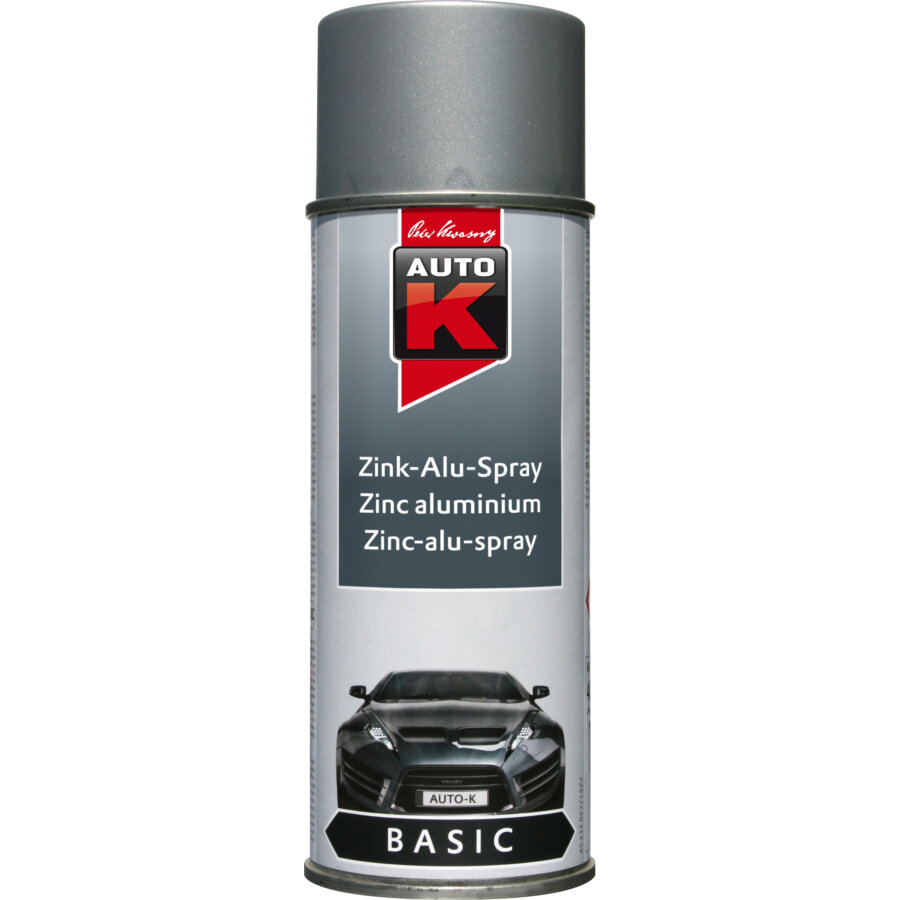 Bombe de peinture Zinc aluminium brillant 400ml 233057