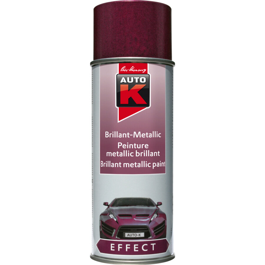 Bombe de peinture Rouge Indy métal 400 ml 233105