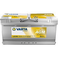 Batterie VARTA LA105 Professional Dual Purpose AGM 105 Ah - 950 A