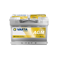Batterie VARTA A7 Start & Stop Silver AGM 70 Ah - 760 A