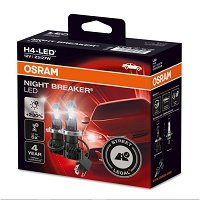 2 ampoules H4 OSRAM Night Breaker Led Homologué