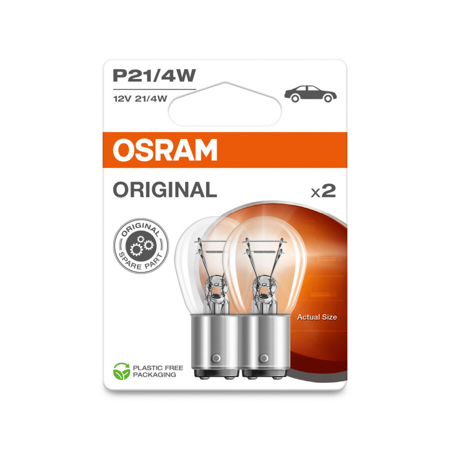 2 ampoules P21/4W OSRAM Original