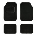 Jeu complet de tapis de voiture universels noirs moquette 1er Prix