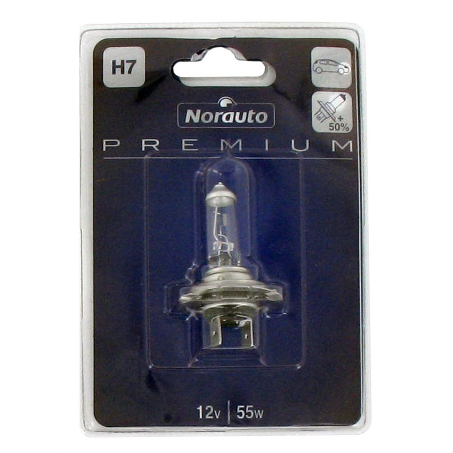 1 Ampoule NORAUTO PREMIUM H7 55 W 12 V Norauto.fr