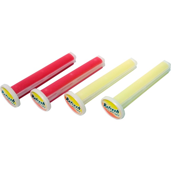 Lot De 4 Désodorisants Voiture Refresh Fraise/citron