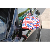 2 stickers autocollants thermocollables pour rétroviseurs look UK
