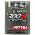 Huile moteur MOTUL 300V Competition 15W50 Essence et Diesel 2 L